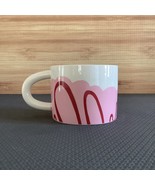Room Essentials Ceramic Mug 3D Glazed Donut Cup 1 Handle Pink White Kitc... - $282.16 MXN