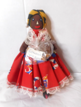Grenroa Spice Doll Jamaican African American Handmade Cultural Vibrant C... - £23.22 GBP