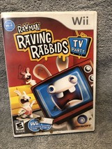 Rayman Raving Rabbids: TV Party (Nintendo Wii, 2008) Manual And Tested - £3.92 GBP