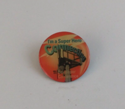 Vintage I&#39;m A Super Hero Connecting Lapel Hat Pin - £5.81 GBP