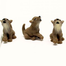 Dollhouse 3 Toy Wolf Pup Game Pcs 11140 Micro-mini Miniature - £3.53 GBP