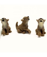 Dollhouse 3 Toy Wolf Pup Game Pcs 11140 Micro-mini Miniature - £3.53 GBP