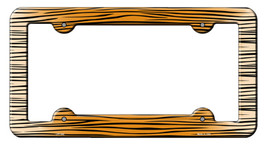 Tiger Stripes Novelty Metal License Plate Frame LPF-042 - $18.95