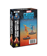 Marvel Crisis Protocol Captain America &amp; Orginal Human Torch - £51.98 GBP
