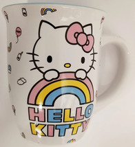 Hello Kitty Pastel Rainbow Ceramic Wide Rim Mug Sario Licensed NEW - £17.15 GBP