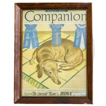 Dog Art Dachshund Woman&#39;s Home Companion Magazine Cover Framed  - $84.14