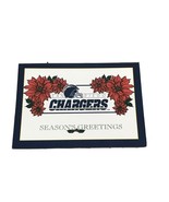 2000 San Diego CHARGERS STH Team Issued Christmas Card Jim Harbaugh Seau - $30.00