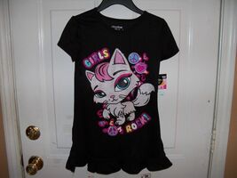 Joe Boxer Girl's Rock Black Nightgown Size S (6/6X) Girl's NEW LAST ONE - $18.90