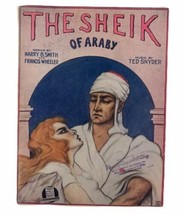 Vintage 1921 The Sheik Of Araby Sheet Music Ted Snyder Smith Francis Wheeler - £13.20 GBP