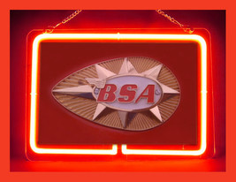 BSA (Pattern 1) Hub Bar Display Advertising Neon Sign - £62.94 GBP