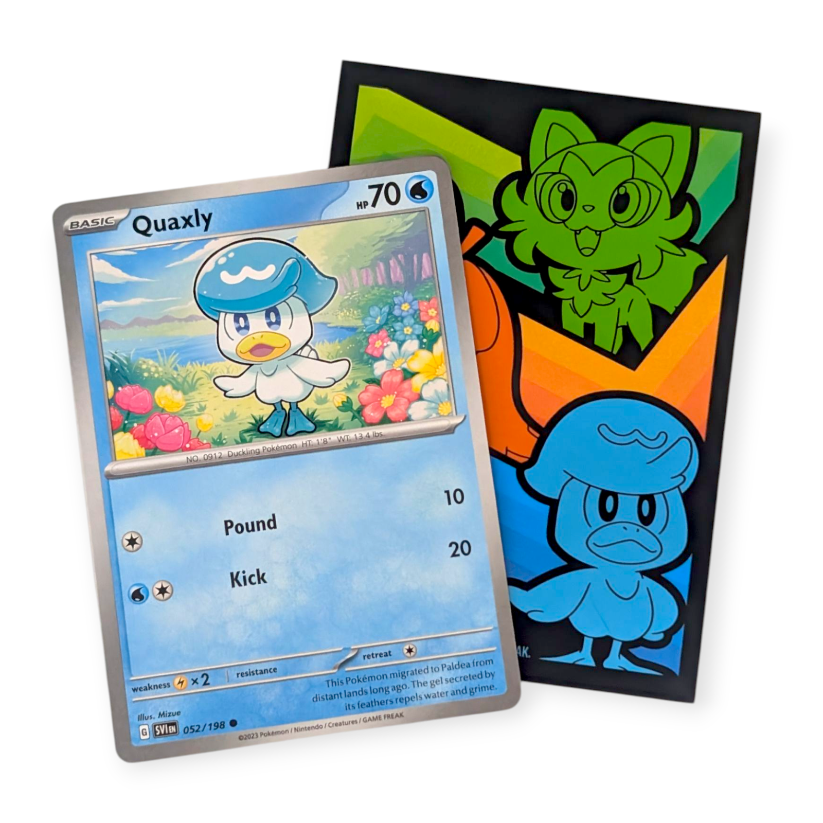Scarlet &amp; Violet Pokemon Card (AX19): Quaxly 052/198 - $4.90