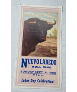 Bullfighting Advertisement Flyer – 4.5&quot; x 9&quot; - Plaza de Nuevo Laredo #21 - €11,28 EUR