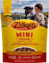 Zukes Mini Naturals Dog Treats Chicken Recipe - £14.39 GBP