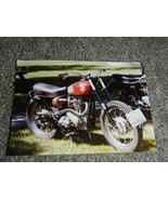OLD VINTAGE MOTORCYCLE PICTURE PHOTOGRAPH ARIEL BIKE - $101.34 MXN