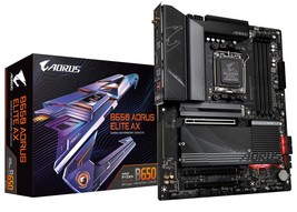 GIGABYTE B650 AORUS Elite AX AMD B650 ATX Motherboard with DDR5, PCIe 5.... - $300.05