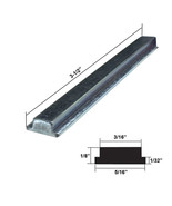 Gordon Glass® Swinging Shower Door Stainless Steel Strike Plate - 3-1/2&quot; lo - $34.59