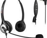 Phone Headset 2.5Mm With Noise Canceling Mic &amp; Mute Switch Ultra Comfort... - $58.99