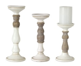 Candle Holder (Set of 3) 8.5&quot;H, 10.5&quot;H, 12.5&quot;H Resin - $62.73