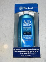 Vintage BLUE CORAL AUTO LOTION Automotive Car Polish For All Auto Finish... - $23.74