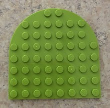 Lego Plate w/Rounded End - PN 41948 - Lime - New - $3.95