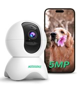 5MP HD Pet Camera Indoor 2.5K 2.4GHz WiFi Camera for Home Security 360 P... - £57.18 GBP