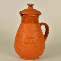 Sowpeace Handmade Pottery Clay Jug of water Utensil or Serveware made of Terraco - £54.71 GBP