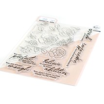 Pinkfresh Studio Clear Stamp Set 6&quot;X8&quot;-Grant Yours - $23.99