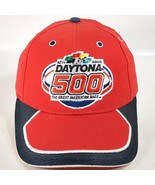 Daytona 500 Red Black Strapback Hat Cap 2005 NASCAR Cup Series Chase Aut... - £13.45 GBP