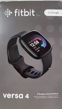 Fitbit Versa 4 Fitness Smartwatch - Black Open Box Free Shipping. - £101.98 GBP