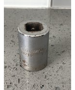Vintage Cornwell Tools USA 1/2&quot; Drive 13/16&quot; 12pt Shallow Chrome Socket ... - $183.52 MXN
