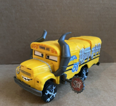 Disney Pixar Cars 3 Crunch &amp; Crash Miss Fritter School Bus Mattel 2017 - £19.46 GBP