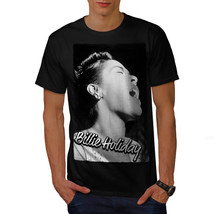 Billie Holiday Vocal Shirt Jazz Music Men T-shirt - $9.99