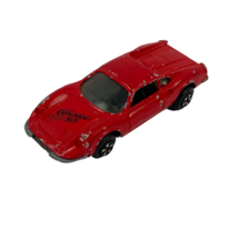 Ferrari Dino 246 GT Cannonball Run ERTL Die Cast Toy Car Red Made in Hon... - £7.07 GBP