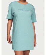 Victoria’s Secret Lightweight Cotton Sleepshirt Sleep dress M / L Blue G... - £20.33 GBP