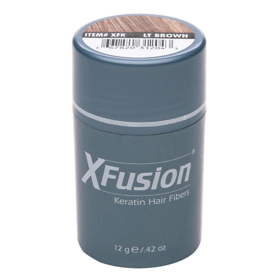 XFusion Keratin Hair Fibers - Light Brown 15 grams