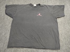 Vintage Jordan Nike Shirt Adult XL Black 90s Jumpman Streetwear Rare Basketball - $93.22