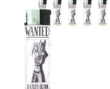Bad Girl Pin Up D16 Lighters Set of 5 Electronic Refillable Butane  - $15.79