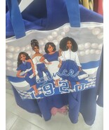 ZETA  PHI  BETA SORORITY CANVAS BAG PURSE TOTE MULTI-PURPOSE BAG WHITE 1920 - $651.95 MXN