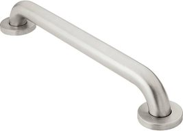Moen Bathroom Safety 12-Inch Stainless Steel Shower Grab Bar, Shower, 8912 - $20.99