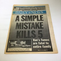 NY Daily News: March 9 1991, A Simple Mistake Kills 5 - £15.19 GBP