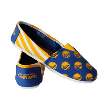 NBA Golden State Warriors Womens Canvas Stripe Shoes Basketball - £15.31 GBP