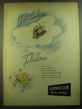 1946 B. Altman &amp; Co. Charbert Breathless and Fabulous Perfume Advertisement - £14.44 GBP