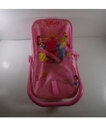 Disney Princess Pink 15&quot; Baby Doll Carrier Seat With Buckle &amp; Handle - £4.68 GBP