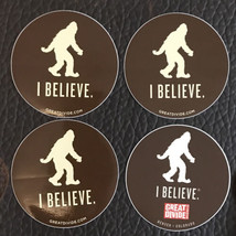 I BELIEVE 4” Beer STICKER Label YETI X4 Abominable Snowman Great Divide ... - $8.50