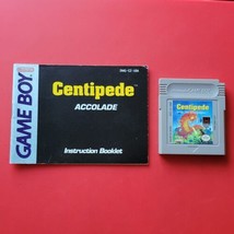 Game Boy Centipede with Manual Nintendo GB Original by Accolade Variant Label - £44.81 GBP