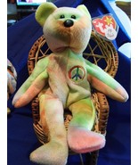 Ty Beanie Baby Peace 102# Tush, MWMT Errors Hang Tag Nice Mix #PB362 Fal... - $28.83 CAD