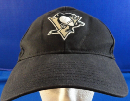 Nhl &#39;47 Pittsburg Penguins Hockey Team Black Cl EAN Up Adjustable Youth Cap Hat - £15.46 GBP