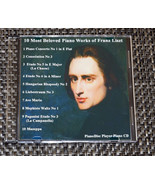 Franz Liszt Most Beloved Player Pianos Solos For PianoDisc  Player Pianos - $24.95