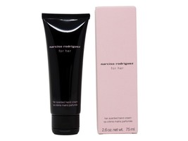NARCISO RODRIGUEZ FOR HER 75ml 2.6oz SCENTED HAND CREAM LOTION NEW IN BOX - £15.75 GBP