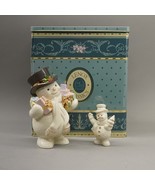 Lenox Christmas Snowman Special Delivery &amp; Bonus Snowman Figure  Origina... - £59.80 GBP